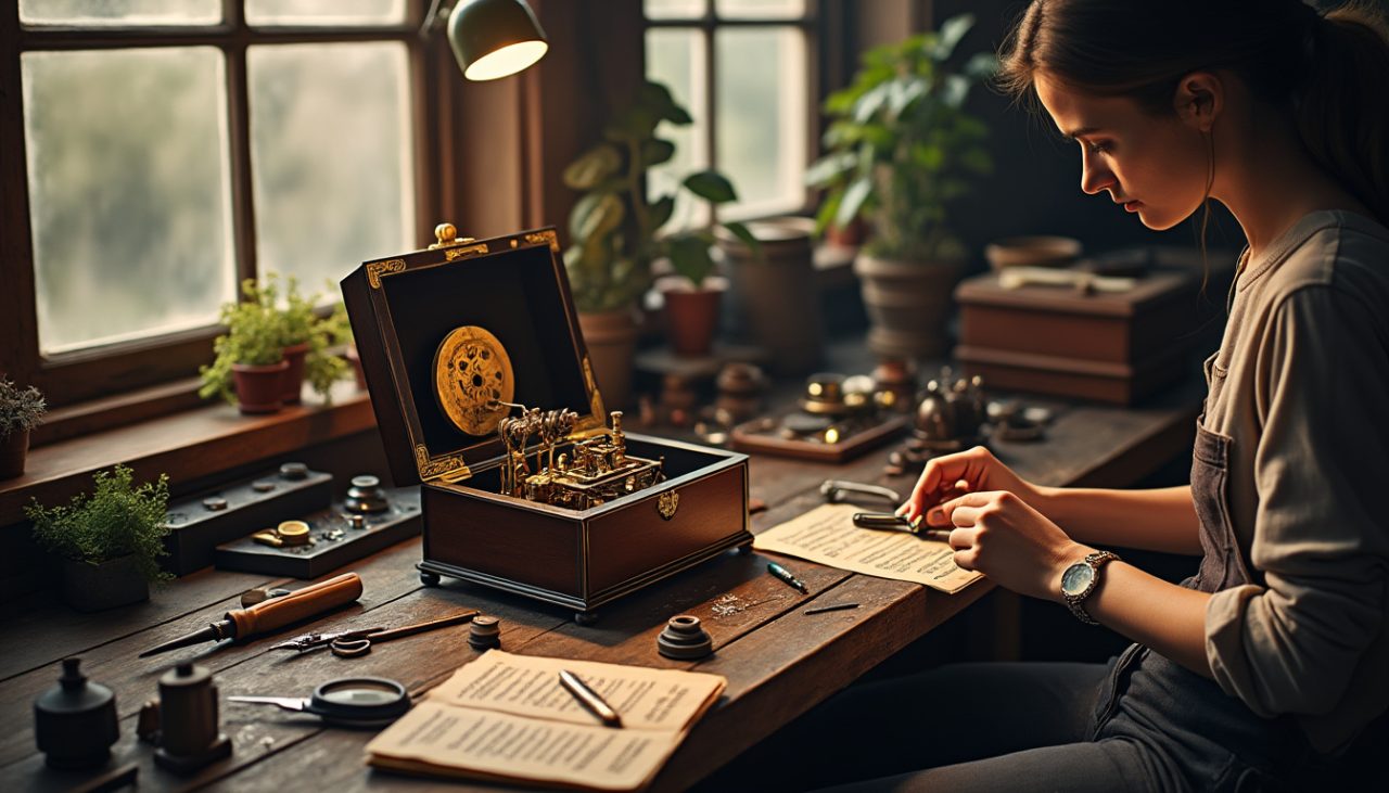 découvrez étape par étape comment réparer le mécanisme d'une boîte à musique à ressort. nos conseils pratiques et astuces vous guideront pour redonner vie à votre précieux objet musical. idéal pour les passionnés de musique et de bricolage !