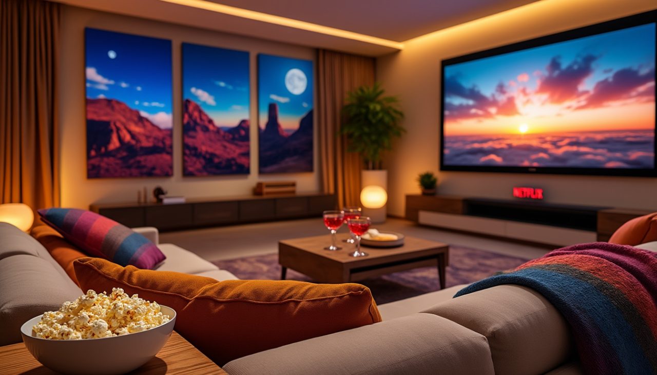 découvrez les avantages d'un vidéoprojecteur avec netflix intégré pour transformer vos soirées cinéma. profitez d'une expérience immersive avec un accès direct à vos films et séries préférés, sans la nécessité d'appareils supplémentaires. idéal pour les amateurs de divertissement, ce choix optimise confort et simplicité pour des moments inoubliables entre amis et en famille.