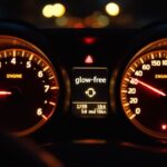 Pourquoi le message injection à contrôler revient et comment limiter le risque Tableau de bord de voiture vu de l’intérieur, avec un voyant moteur allumé et une ambiance réaliste et technique.